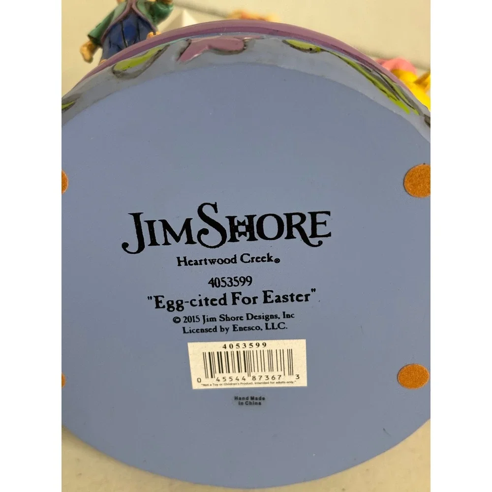 Jim‎ Shore Heartwood Creek Egg-cited For Easter Bunny Figurine 4053599